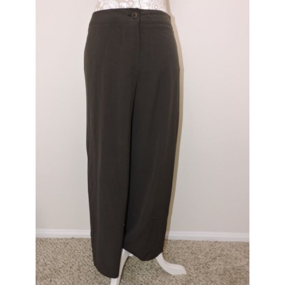 Armani Collezioni Pants - Armani Collezioni Brown Pants Women Slacks Antinea SRL Light Virgin Wool 44 US 8